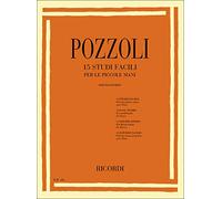 Ricordi 15 Studi Facili per le Piccole Mani Ettore Pozzoli Spartiti per Pianofor