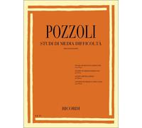 Ettore Pozzoli STUDI DI MEDIA DIFFICOLTÀ PER PIANOFORTE EDIZIONE RICORDI