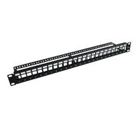 PP-004BLANK MicroConnect 19" Blank patch panel, 24port, 1U Metal, without cable