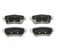 PP-107AF Kit pastiglie freno, Freno a disco Japanparts