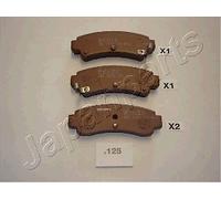 PP-125AF JAPANPARTS Kit pastiglie freno, Freno a disco per NISSAN