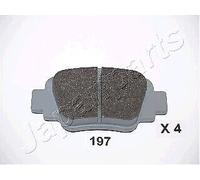 PP-197AF JAPANPARTS Kit pastiglie freno, Freno a disco per NISSAN