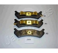 PP-399AF JAPANPARTS Kit pastiglie freno, Freno a disco per HYUNDAI