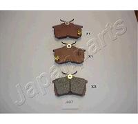 PP-407AF JAPANPARTS Kit pastiglie freno, Freno a disco per HONDA,KIA