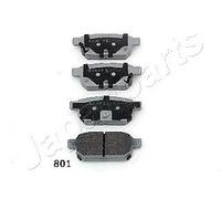 JAPANPARTS PP-801AF Kit pastiglie freni