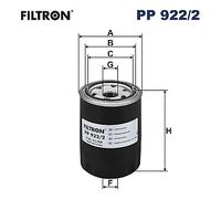 PP 922/2 FILTRON Filtro carburante per MAZDA