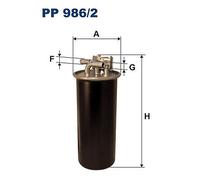 PP 986/2 FILTRON Filtro carburante per AUDI