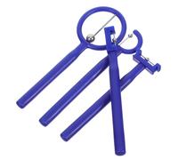 PP Allenatore Punta Lingua Acciaio Inossidabile 4 Pezzi Ragazzo Ragazza | Riabilitazione Linguistica e Dizione, Design Ergonomico Compatto e Leggero, Colore Blu