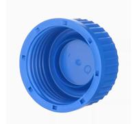 PP GL45 Tappi di bottiglia | Anello di copertura per bottiglie di reagenti, tappi di bottiglia multicolore disponibili per la selezione (blu, GL45)