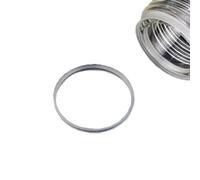 PP GL45 Tappi di bottiglia | Anello di copertura per bottiglie di reagenti, tappi di bottiglia multicolore disponibili per la selezione (trasparente, GL45)