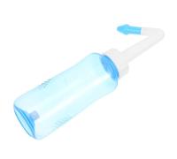 PP Lavaggio Nasale Manuale Valvola Portatile 300ml | Confezione in Busta Trasparente, per Soluzione Salina e Igiene Nasale Quotidiana, Formato Pratico da 300ml
