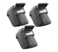 PP Maschera per saldatura leggera 30 x 20 cm nera robusta | True Color Technology, oscuramento automatico DIN 9-13, funzionamento solare, risposta rapida, per mig MAG TIG