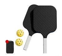 Pp Materiale Pickleball Paddle Trainer con caratteristiche di assorbimento degli urti e impugnatura in gomma morbida per risposta controllata della palla (2racchett 2ball+borsa)