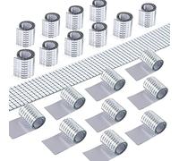 PP OPOUNT 9440 fogli autoadesivi per mosaico a specchio, 5 x 5 mm, in vetro quadrato, per decorazioni fai da te, decorazioni per interni, biglietti e scrapbooking