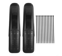 Pp Plastic Bicycle Fender Set - Parafanghi Anteriori Posteriori per Mountain Bike Am Dh Plus Fr Bikes - 38 X 9 X 4.5 Cm Montaggio Senza Attrezzi Cinghia di Nylon