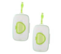 PP Porta Salviette Umidificate Verde Chiaro Portatile 2 Pezzi | Capacità Ampia, Robusto e Delicato sulla Pelle, Formato da Viaggio per Uso Quotidiano