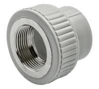 PP-R 20 25 32 40 Tecnica di Saldatura PP-R Curva Raccordo a T Manicotto Bypass Adattatore Angolo (Adattatore con IG, 25mm x 1/2")