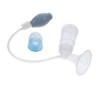 Pp Tiralatte Silicone in Manuale, per Latte Materno | Raccolta Latte dal Seno, Serbatoio Integrato, Colore Blu, Indicato per Neomamme
