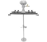 PP-Vic Agitatore Pneumatico Per Benzina in Acciaio Inossidabile Da 50 Galloni, 1/2 HP, Tamburo Di Grandi Dimensioni Da Laboratorio, Capacità Di Miscelazione 200 L,Rivestimenti E Alimenti,Bb