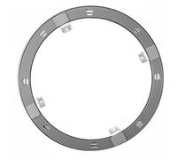 PP-Vic Base Girevole in Lega Di Alluminio- Supporto Girevole Per Espositore in Metallo Resistente,Vassoio Girevole Per Tavolo Da Pranzo Rotondo,Ferramenta Per Ripiani in Legno Per Cucina,823mm(32in)