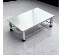 PP-Vic Base per elettrodomestici in acciaio inossidabile,supporto per pentole da zuppa per impieghi gravosi,vassoio portaoggetti lavatrice/frigorifero/asciugatrice,per interni ed esterni,60x40x20cm
