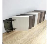 PP-Vic Espositore Per Materiali Da Costruzione in Acrilico,Espositore Per Campioni Di Pannelli Per Ante Di Armadietti Montato A Parete,Espositore Per Campioni Di Piastrelle in Marmo Negozi,Grey 120cm