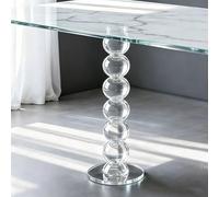 PP-Vic Gambe Da Tavolo Creative in Acrilico Perfette Per Tavoli Da Pranzo in Stile Fluttuante, Un Accento Moderno Ed Elegante Ideale Per Progetti Domestici Fai-Da-Te, Mobili Da Soggiorno,8x70cm