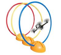 PP-Vic Kit di Allenamento per Ostacoli con Drone - Include 3 Cancelli da Corsa Telecomandati, Cerchi da Gioco Portatili con Design del Percorso Fai-da-Te, Adatti A Bambini E Adulti,Diameter 60cm