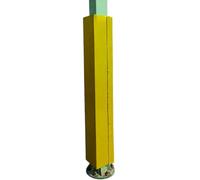 PP-Vic Le Protezioni per Pali Quadrati del Garage E Le Coperture per Guardrail Sono Adatte per Pali Quadrati da 12 Pollici A 15 Pollici, Fornendo Protezione A 360° per,Ye 34x34cm(13.4x13.4in)