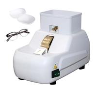 PP-Vic Lucidatrice Per Lenti Portatile, Smerigliatrice Per Bordi Di Lenti Ottiche, Attrezzatura Per Occhiali Adatta Per Lucidare Bordi Di Resina/Vetro/PC/Pietra/Coltello,Without groove