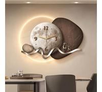 PP-Vic Orologio da Parete Moderno E Minimalista A LED, Arte Geometrica Creativa della Parete per Interni, Progettato Esclusivamente per L'arredamento Moderno E di Lusso della Camera,S