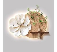 PP-Vic Orologio Da Parete Scultoreo 3D - Design A Vaso Di Vetro Trasparente Con Orologio Integrato E Movimento Silenzioso - Decorazione Moderna Ed Elegante Per La Casa, Ideale Per Uffici,01m