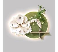 PP-Vic Orologio Da Parete Scultoreo 3D - Design A Vaso Di Vetro Trasparente Con Orologio Integrato E Movimento Silenzioso - Decorazione Moderna Ed Elegante Per La Casa, Ideale Per Uffici,02m