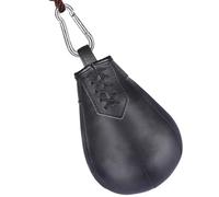 PP-Vic Palla da Boxe, Palla Sospesa Solida A Forma di Pera, Adatta per Boxe, MMA E Muay Thai,Migliora La velocità E La capacità di Reazione-Pratica di Boxe E Allenamento-Allenatore di Boxe,Nero