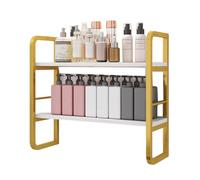 PP-Vic Scaffale Per Salone A Parete, Armadietto Dedicato Per Tinture Per Capelli E Asciugamani, Dotato Di Un Robusto Telaio Di Supporto in Metallo E Funge Da Espositore,H 70cm