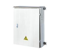 PP-Vic Scatola Elettrica Esterna Con Coperchio Incernierato, Scatola Di Giunzione, Scatola Di Controllo Montata A Parete Con Serratura E Piastra Di Montaggio, Acciaio Inossidabile,30x25x15