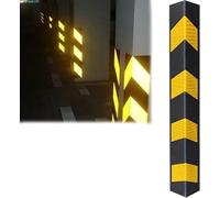 PP-Vic Set da 6 Pezzi di Protezioni Angolari E Paraspigoli,Protezioni per Pareti da Garage da 32 Pollici/80 Centimetri,Strisce Autoadesive per Bordi da Parete,Magazzini E Officine,Nero