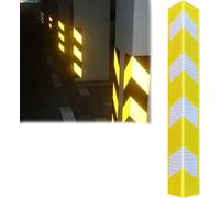 PP-Vic Set da 6 Pezzi di Protezioni Angolari E Paraspigoli,Protezioni per Pareti da Garage da 32 Pollici/80 Centimetri,Strisce Autoadesive per Bordi da Parete,Magazzini E Officine,Giallo