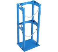 PP-Vic Supporto Per Bombole Di Ossigeno,Catena Regolabile,Supporto Indipendente Per Bombole Di Propano Con Fori Per Viti,Supporto Durevole Da 8 L/10 L Per Laboratorio/Ospedale,L 25cm/9.8in