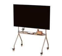 PP-Vic Supporto TV Portatile Con Ruote Per TV Da 40-75 Pollici, Carrello TV Mobile Con Ripiano Portaoggetti E Rotelle Bloccabili,Supporto TV Universale Resistente Con Ruote Soggiorno,Crystal wheel