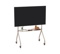 PP-Vic Supporto TV Portatile Con Ruote Per TV Da 40-75 Pollici, Carrello TV Mobile Con Ripiano Portaoggetti E Rotelle Bloccabili,Supporto TV Universale Resistente Con Ruote Soggiorno,Silent wheel