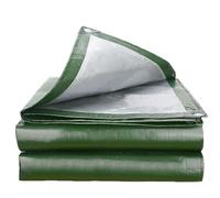 PP-Vic Tarpaulina Esterna Leggera Verde Leggera, Polietilene Spesso Multiuso Che Copre Teloni Con Granmetti Di Metallo E Bordi Rinforzati Per Piante Da Giardino Domestico Barche,Campeggio,3x9m