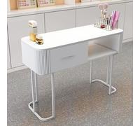 PP-Vic Tavolo Per Manicure Per Manicuristi, Moderno Tavolo Da Manicure Con Cassetti, Tavolo Da Chiodo Per Unghie Salon,Without cabinet