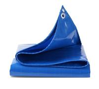 PP-Vic Telone Blu Resistente, Telone Antistrappo Per Esterni, Antivento E Antineve, Con Occhielli Metallici E Bordi Rinforzati, Telone in Polietilene Spesso Multiuso Per Auto,Barche,Tetti,7x8m