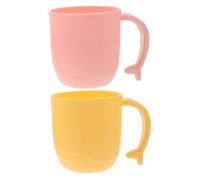 Pp VICASKY - Set di 2 bicchieri per risciacquo in spugna, per lavello da cucina, per piccioni, testa spazzolino, bottiglia d'acqua, bicchiere per frullati