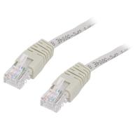 PP12-15M Patch cord U/UTP 5e Line CCA PVC grigio L: 15m 26AWG ØLunghezza: 5mm...