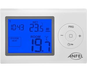 PP1466A Cronotermostato Digitale EASY Estate/Inverno con programmazione giornaliera/settimanale DISPLAY GRANDE 3"