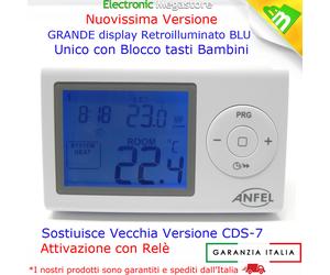 PP1466AN Cronotermostato Digitale EASY Estate/Inverno con programmazione giornal