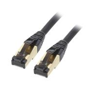 PP8-LSZHCU-BK-10M Patch cord Connettore RJ45, su entrambi i lati S/FTP Cat 8 ...