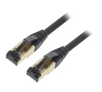 PP8-LSZHCU-BK-2M Patch cord Connettore RJ45, su entrambi i lati S/FTP Cat 8 L...